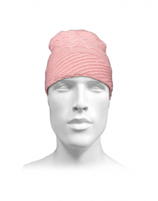 Unisex acrylic  self Designer Cap peach